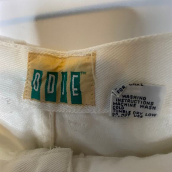 Vintage High Waist Tapered Leg Pleat Front Jeans - Junior's Size 11 - Picture 3 of 4